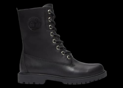 Timberland 8" Premium Waterproof Boot Black Full-Grain (Women's)