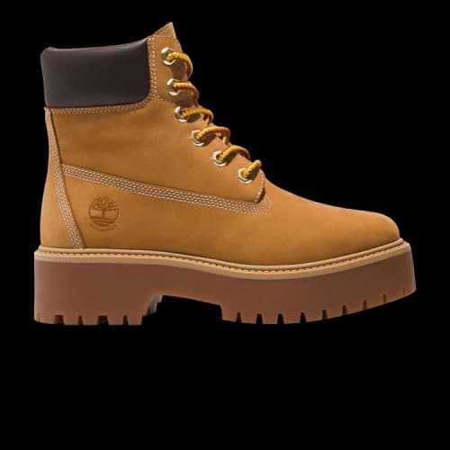 Timberland Stone Street 6 Inch Premium Platform Boot 'Wheat Nubuck' (Women's)