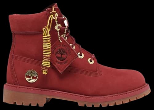 Timberland 6" Premium Waterproof Boot Burgundy Nubuck (GS)