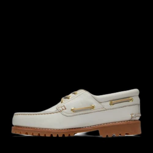 Timberland x Aim Leon Dore Three Eye Lug Hand Sewn Boat Shoes 'Off White'