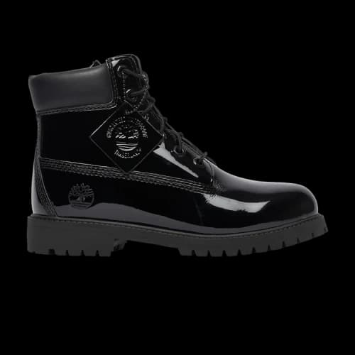 Timberland 6 Inch Premium Waterproof Boot Youth 'Black Patent Leather'