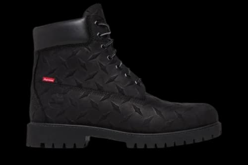 Timberland Supreme x 6 Inch Premium Waterproof Boot 'Embossed Diamond Plate - Black'