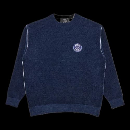 Paris Saint-Germain x EDIFICE Japan Melange Knit Pullover 'Navy'