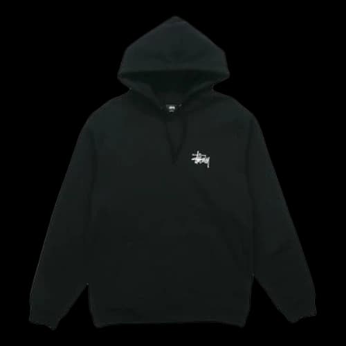 Stussy Basic Alphabet Logo Pullover Unisex Black