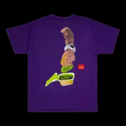 Travis Scott Cactus Jack x Mcdonald Unisex Printing Purple