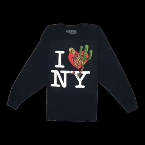 Other Brand Travis Scott Unisex Cactus Jack Astro World Round-neck Swea Black