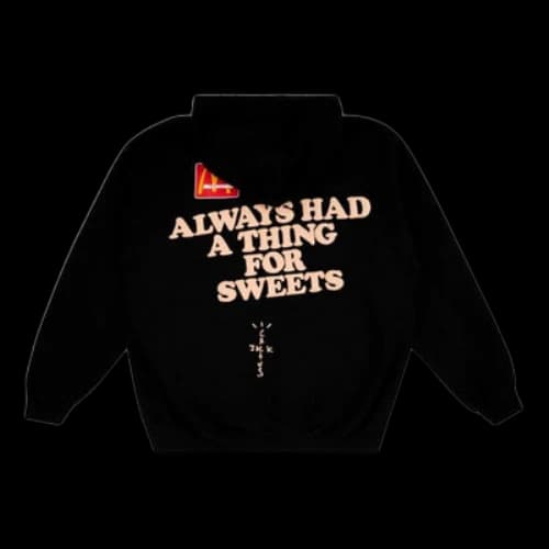 Travis Scott Cactus Jack x Mcdonald Unisex Printing Logo Black