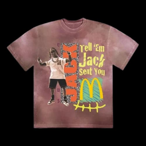 Travis Scott Cactus Jack x McDonald's Smile Tee