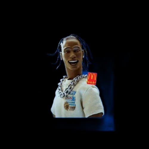 Travis Scott Cactus Jack x McDonald s Unisex ACTION FIGURE SERIES Tee Blue