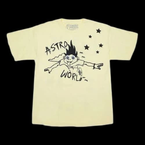 Travis Scott Cactus Jack Look Mom I Can Fly Yellow Tee