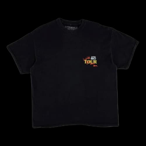 Travis Unisex Scott Cactus Jack Astroworld Logo Printing Black