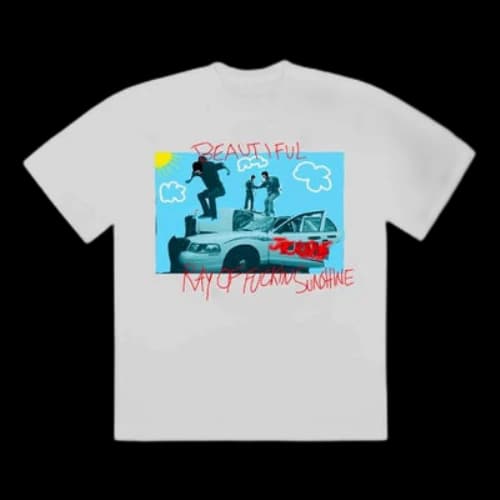 Travis Scott Cactus Jack JACKBOYS Ray of Sunshine Tee
