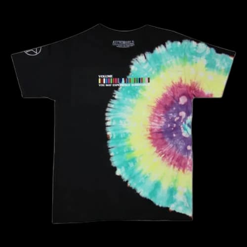 Travis Scott Astroworld Festival Run Tie Dye Tee 'Black'