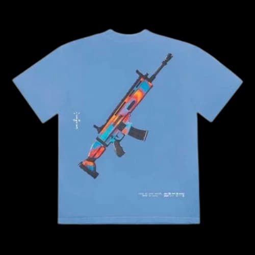 Travis Scott The Scotts Astro Goosebumps T-Shirt 'Sky Blue'