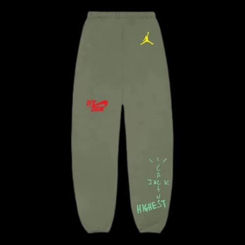 Travis Scott Cactus Jack x Jordan Highest Sweatpant 'Olive'