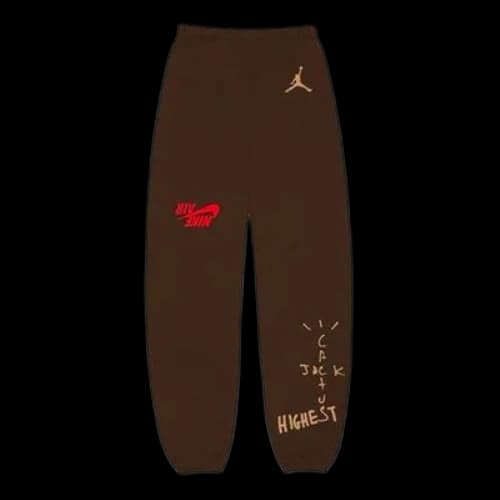 Travis Scott Cactus Jack x Jordan Highest Sweatpant 'Brown'