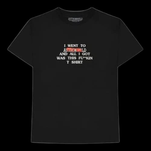Travis Scott Cactus Jack Where Were You Tee 'Black'