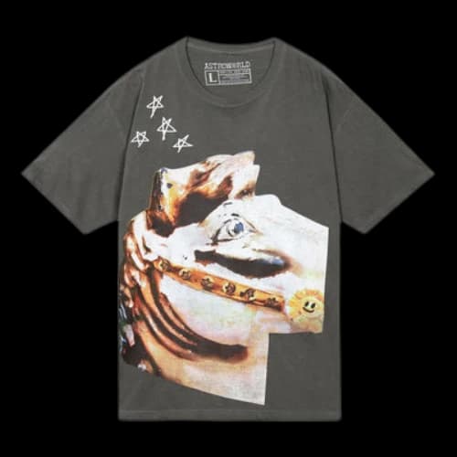 Travis Scott Astroworld Horse Head Tee 'Washed Black'