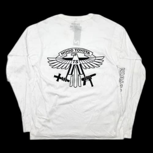 Travis Scott Cactus Jack Long Sleeve Hood Toyota T-Shirt 'White'