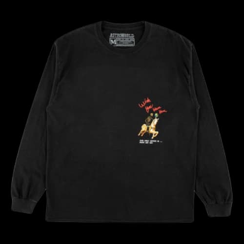 Travis Scott Astroworld Tour Horse Long Sleeve 'Black'