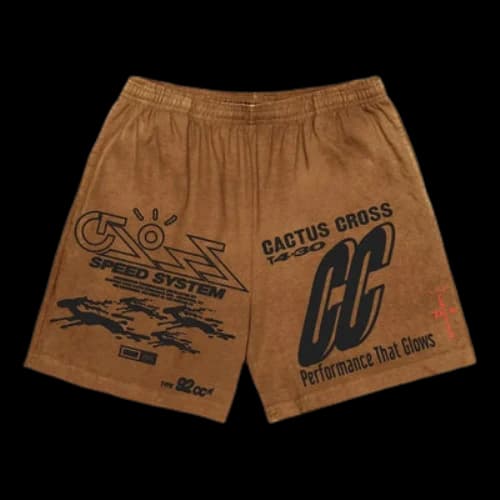 Travis Scott Cactus Jack 92CC Shorts 'Brown'