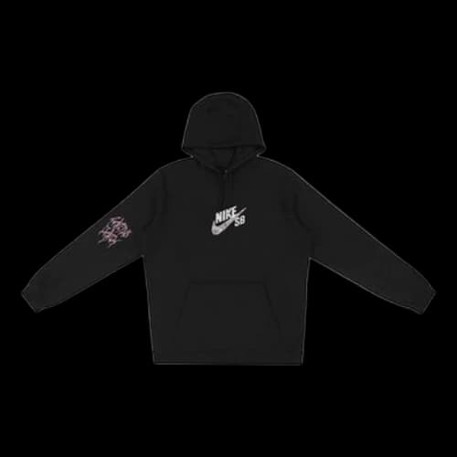 Travis Scott x Jordan Crossover Alphabet Printing Hoodie 'Black'