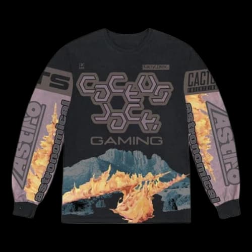 Travis Scott The Scotts Cj Gaming I L/S Jersey 'Black Multi'