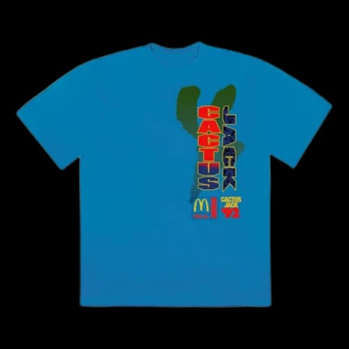 Travis Scott x McDonald's All American '92 II T-shirt 'Blue'