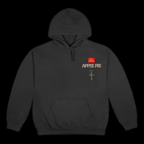 Travis Scott x McDonald's Apple Pie Hoodie 'Washed Black'