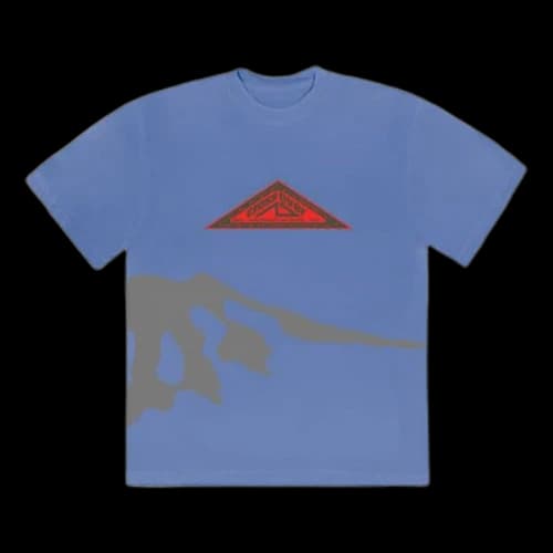 Travis Scott Unisex Cactus Jack CROSSOVER Series Printing Blue
