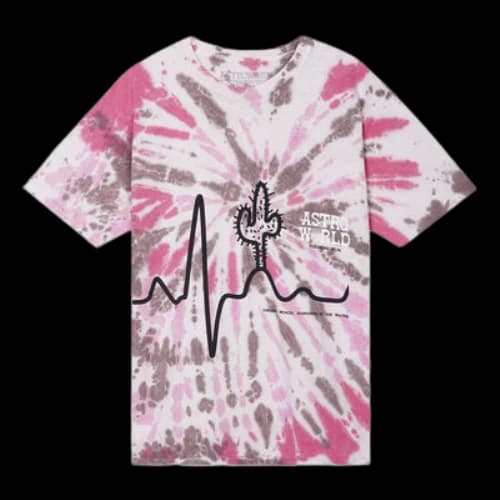 Travis Scott Unisex Cactus Jack Astro World Printing Pink