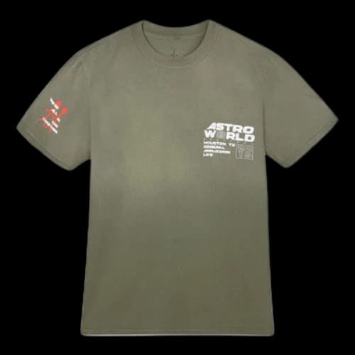 Travis Scott Unisex Cactus Jack Astro World Printing Grey