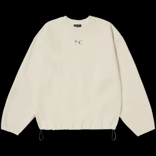 Thug Club Color Emblem Sweatshirt 'Ivory'
