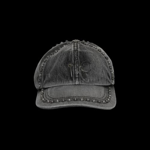 Thug Club Studded Denim Cap 'Black'