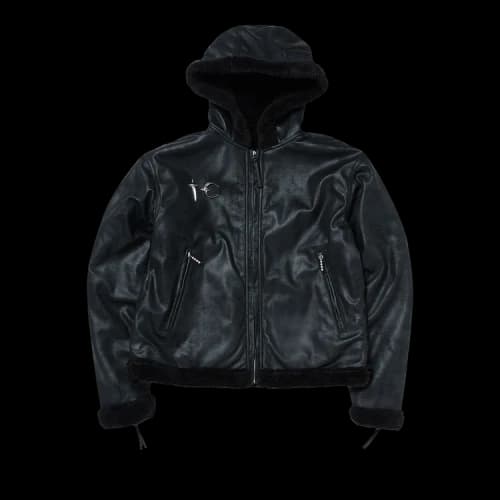 Thug Club TC Reversible Shearling Jacket 'Black'