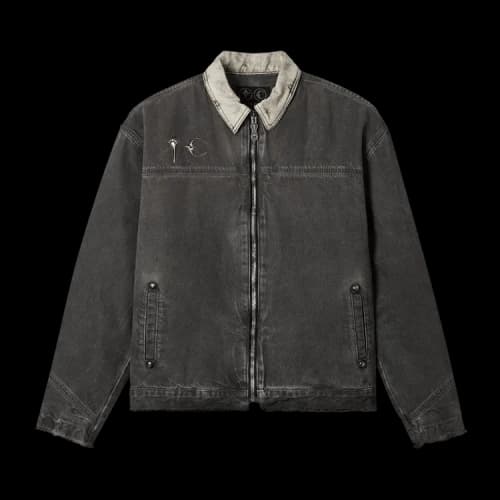 Thug Club TC Washed Work Jacket 'Charcoal'