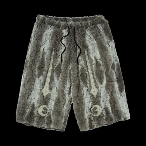 Thug Club Bone Fur Shorts 'Ivory'