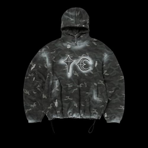 Thug Club Sprayed flage Rock Hoodie 'Camo'