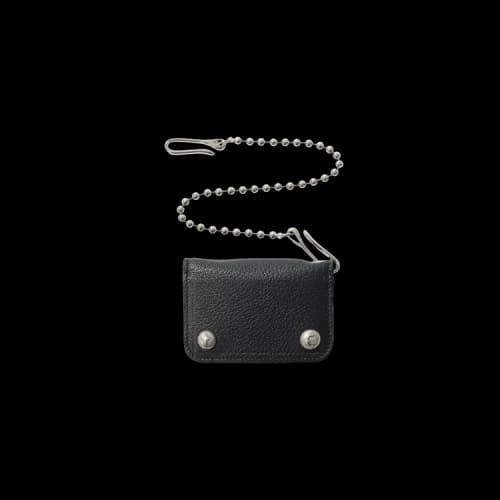 Thug Club Ball Chain Leather Card Case 'Black'