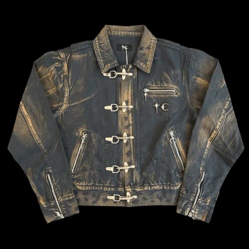 Thug Club Two Tone Washed Jacket 'Rust/Black'