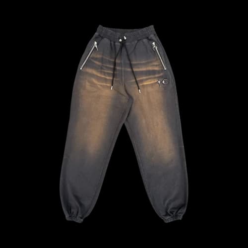 Thug Club Two Tone Washed Jogger Pants 'Rust/Black'