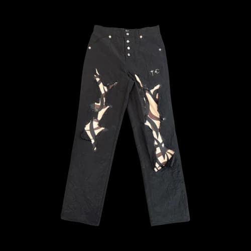 Thug Club Burnt Tribal Camo Pants 'Black'