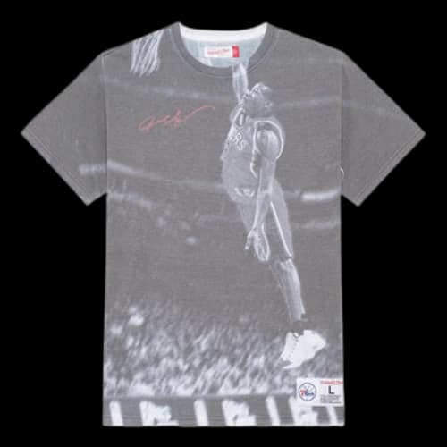 Mitchell & Ness NBA Above The Rim T-Shirt Philadelphia 76ers Allen Iverson 'Grey'