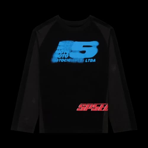 Sp5der 555peed Mesh Long-Sleeve 'Black'