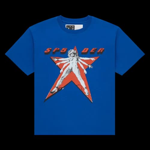 Sp5der Star Girl Tee 'Blue'