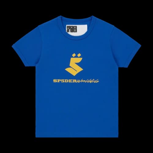 Sp5der 5uki Baby Tee 'Blue'