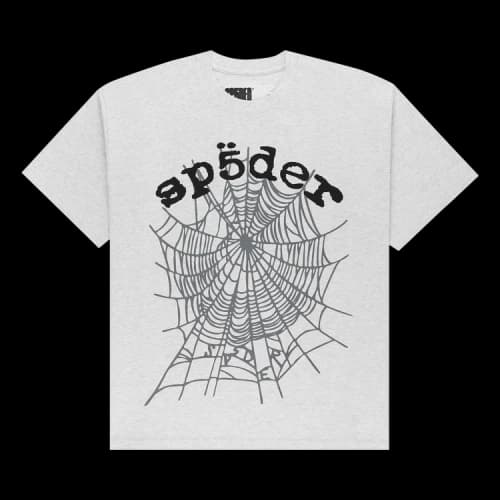 Sp5der OG Web V2 Tee 'Heather Grey'