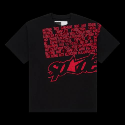 Sp5der Disclaimer Tee 'Black'