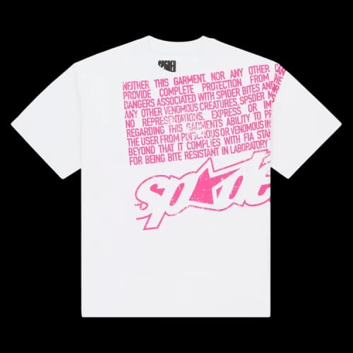 Sp5der Disclaimer Tee 'White'