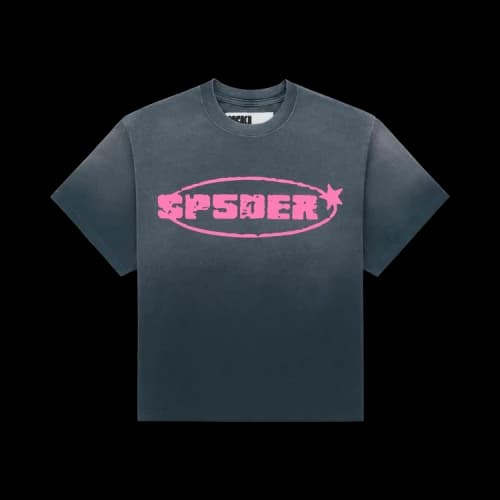 Sp5der Oval Star Tee 'Black'